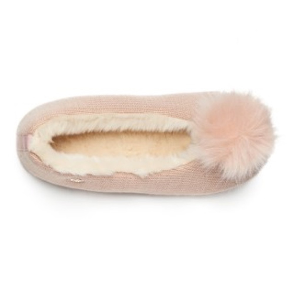 LC LAUREN CONRAD Pink Knit Slippers & Sleep Mask - Picture 3 of 8